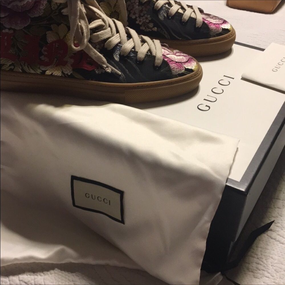 Gucci major blind love high tops Mens size UK 5. - Picture 3 of 9